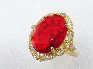 色石　指輪(14号)